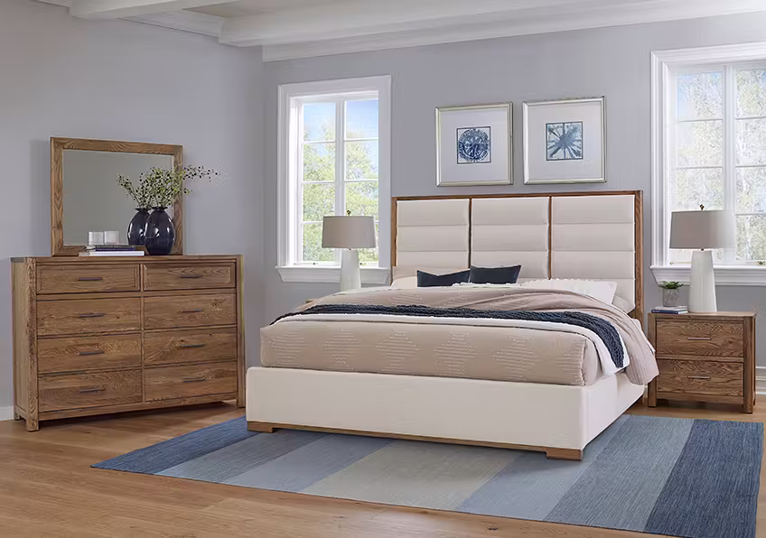 Vaughan Bassett 790-003 Crafted Oak 8 Drawer Dresser Natural Finish Vaughan Bassett 790-003 Crafted Oak 8 Drawer Dresser Natural Finish