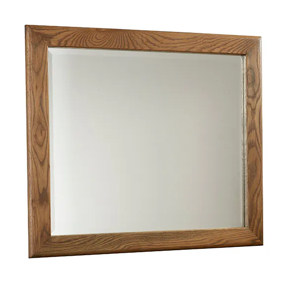 Vaughan Bassett 790-447 Crafted Oak Landscape Mirror Natural Finish Vaughan Bassett 790-447 Crafted Oak Landscape Mirror Natural Finish
