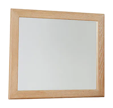 Vaughan Bassett 795-447 Crafted Oak Landscape Mirror Bleached White Finish Vaughan Bassett 795-447 Crafted Oak Landscape Mirror Bleached White Finish