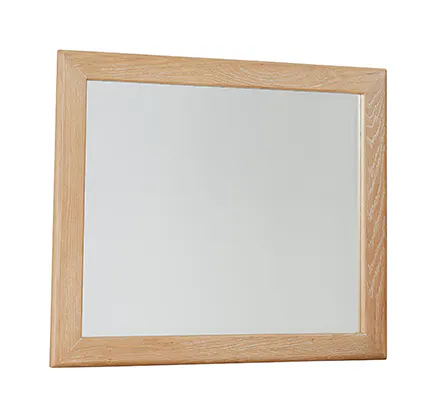 Vaughan Bassett 795-447 Crafted Oak Landscape Mirror Bleached White Finish Vaughan Bassett 795-447 Crafted Oak Landscape Mirror Bleached White Finish