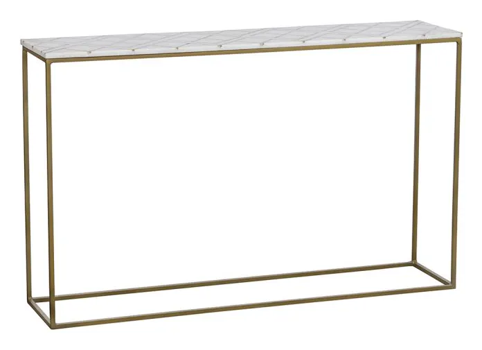 Fairfield Furniture 8147-96 Soulful Textures Argyle Inlay Stone Console Table Fairfield Furniture 8147-96 Soulful Textures Argyle Inlay Stone Console Table