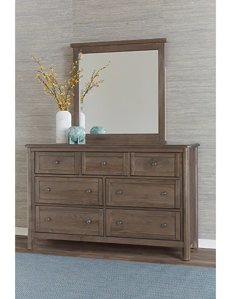 Vaughan Bassett 820-445 Woodbridge Landscape Mirror Dark Cashmere Finish Vaughan Bassett 820-445 Woodbridge Landscape Mirror Dark Cashmere Finish