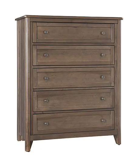 Vaughan Bassett 820-115 Woodbridge 5 Drawer Chest Dark Cashmere Finish Vaughan Bassett 820-115 Woodbridge 5 Drawer Chest Dark Cashmere Finish