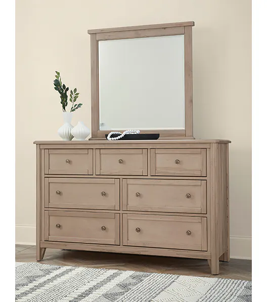 Vaughan Bassett 821-445 Woodbridge Landscape Mirror Shadow Grey Finish Vaughan Bassett 821-445 Woodbridge Landscape Mirror Shadow Grey Finish