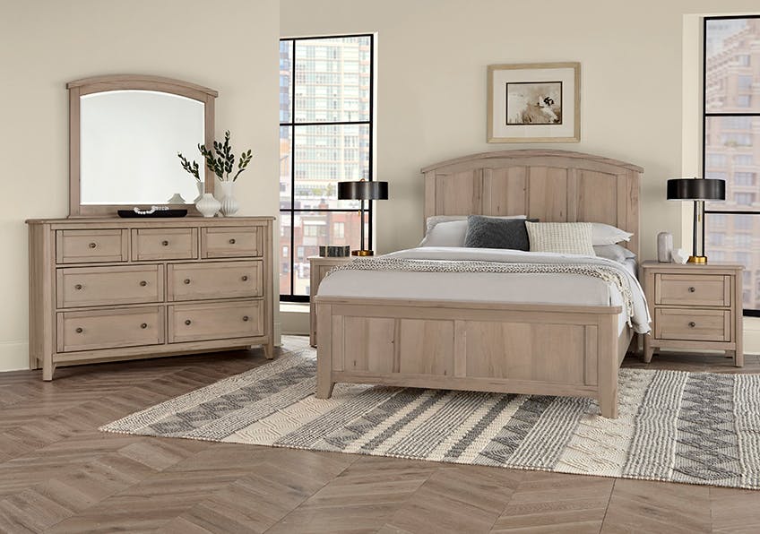 Vaughan Bassett 821-227 Woodbridge 2 Drawer Nightstand Shadow Grey Finish Vaughan Bassett 821-227 Woodbridge 2 Drawer Nightstand Shadow Grey Finish