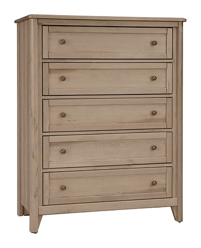 Vaughan Bassett 821-115 Woodbridge 5 Drawer Chest Shadow Grey Finish Vaughan Bassett 821-115 Woodbridge 5 Drawer Chest Shadow Grey Finish