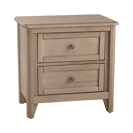 Vaughan Bassett 821-227 Woodbridge 2 Drawer Nightstand Shadow Grey Finish Vaughan Bassett 821-227 Woodbridge 2 Drawer Nightstand Shadow Grey Finish