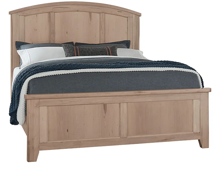Vaughan Bassett 822-667-766-922-MS1 Woodbridge King Arch Bed Clear Maple Finish Vaughan Bassett 822-667-766-922-MS1 Woodbridge King Arch Bed Clear Maple Finish