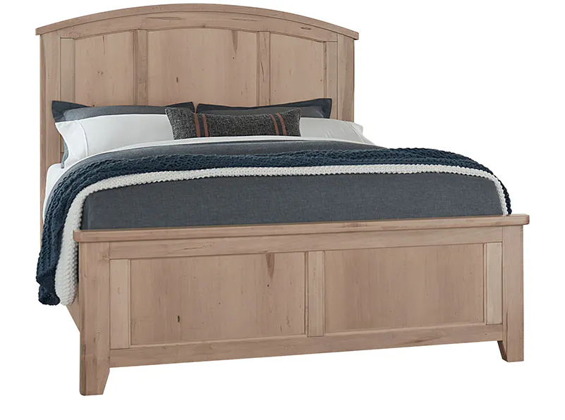 Vaughan Bassett 822-667-766-922-MS1 Woodbridge King Arch Bed Clear Maple Finish Vaughan Bassett 822-667-766-922-MS1 Woodbridge King Arch Bed Clear Maple Finish