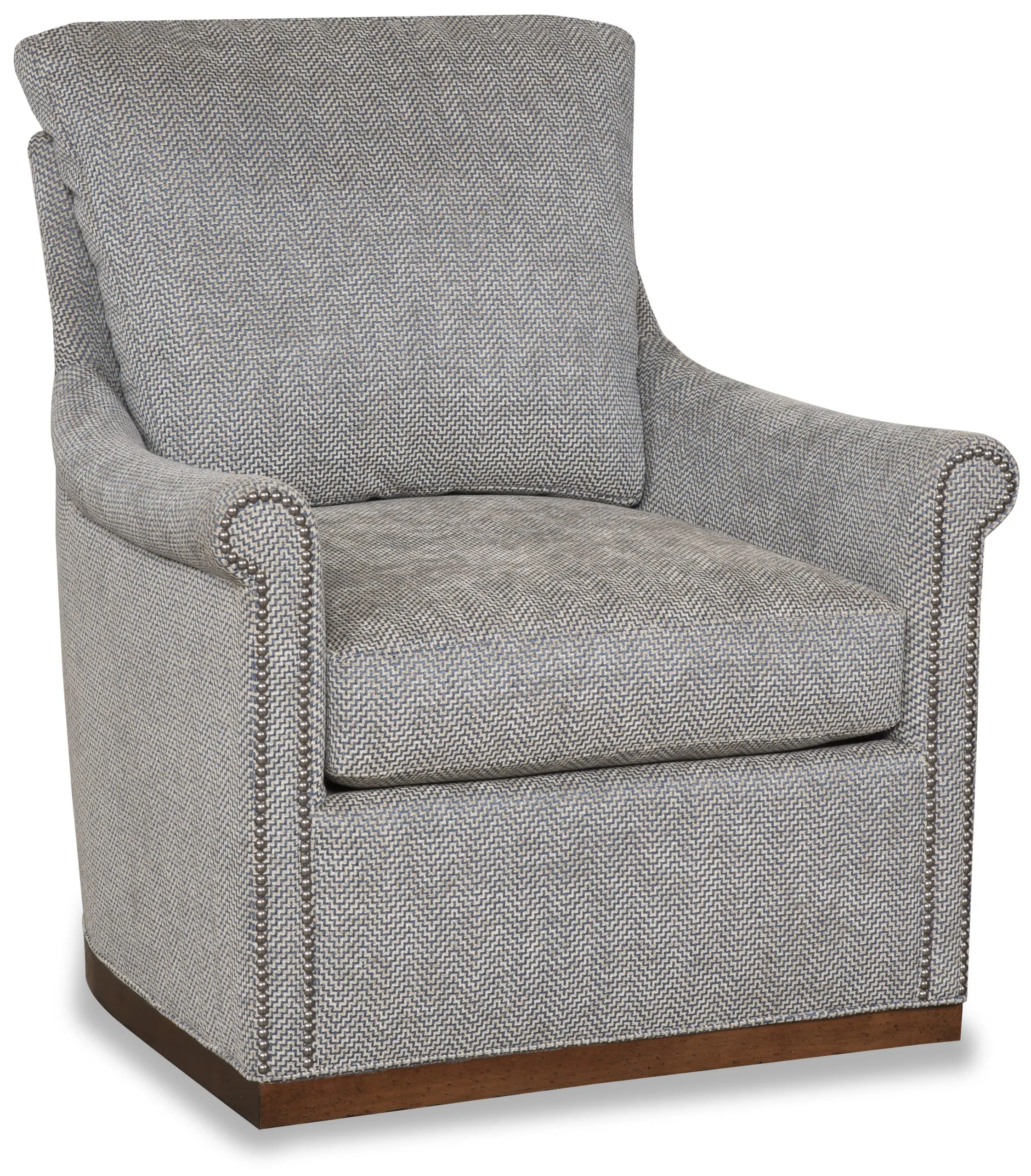 McKinley Leather 8245-S Marie Swivel Chair Hemingway Key West