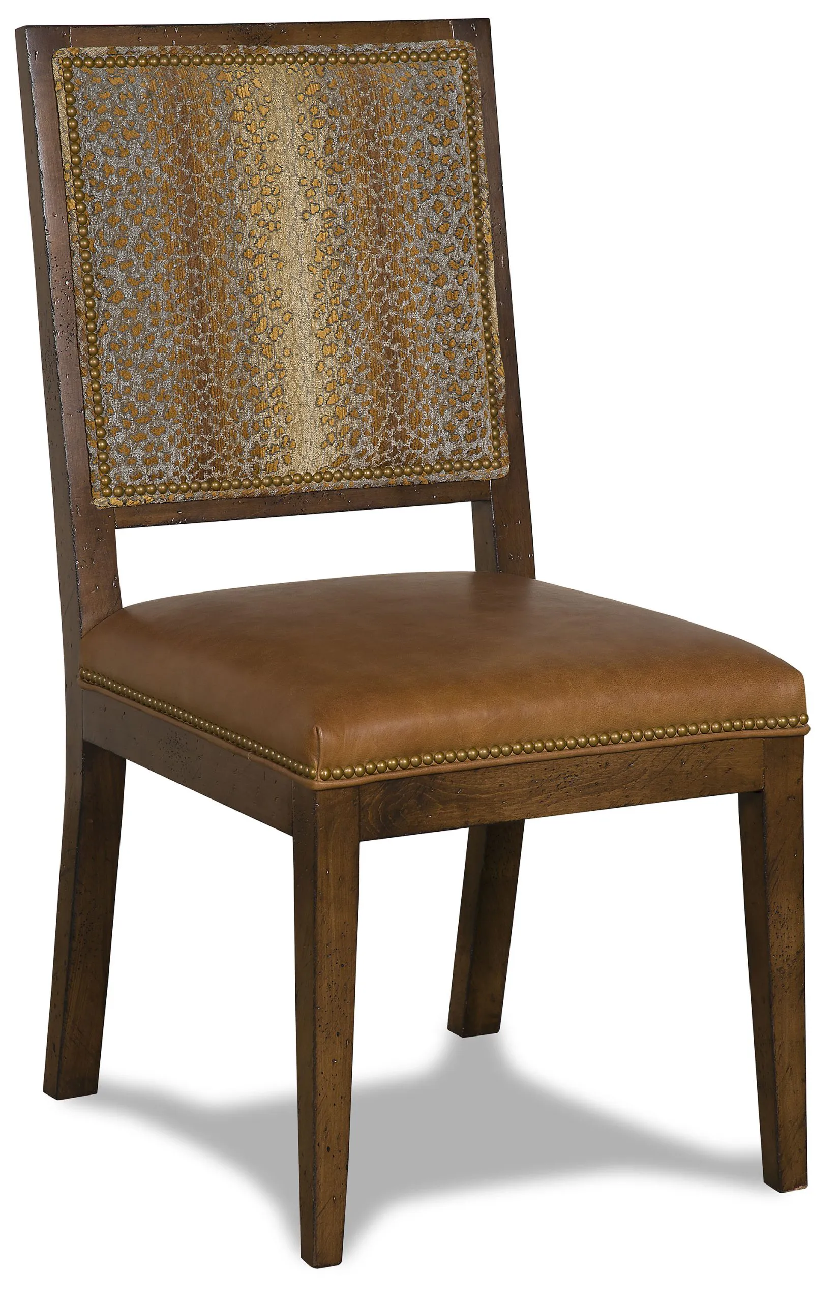McKinley Leather 8323 Russell Dining Side Chair Hemingway Key West