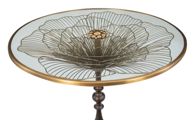 Maitland Smith 8400-30 Lily Wire Table Maitland Smith 8400-30 Lily Wire Table