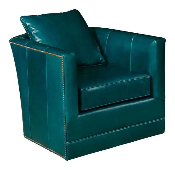 Kincaid Furniture UPH-021-02L Brock Barrel Swivel Glider Leather Kincaid Furniture UPH-021-02L Brock Barrel Swivel Glider Leather