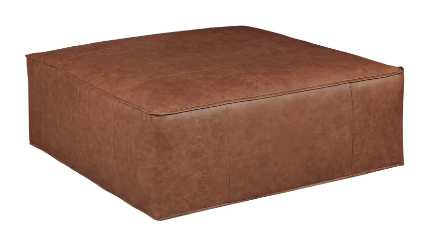 Kincaid Furniture UPH-142-03L Barnes Square Lounging Ottoman Leather Kincaid Furniture UPH-142-03L Barnes Square Lounging Ottoman Leather