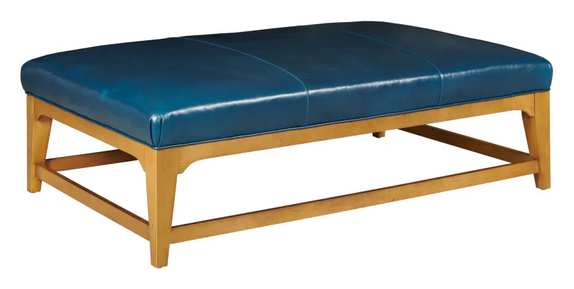 Kincaid Furniture UPH-149-03L Jennings Rectangular Cocktail Ottoman Leather Kincaid Furniture UPH-149-03L Jennings Rectangular Cocktail Ottoman Leather