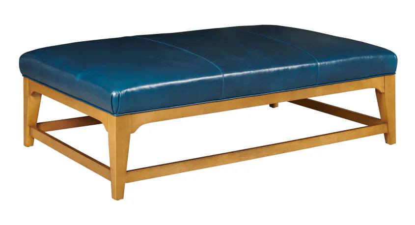Kincaid Furniture UPH-149-03L Jennings Rectangular Cocktail Ottoman Leather Kincaid Furniture UPH-149-03L Jennings Rectangular Cocktail Ottoman Leather