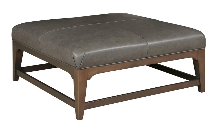 Kincaid Furniture UPH-150-03L Jamison Square Cocktail Ottoman Leather Kincaid Furniture UPH-150-03L Jamison Square Cocktail Ottoman Leather