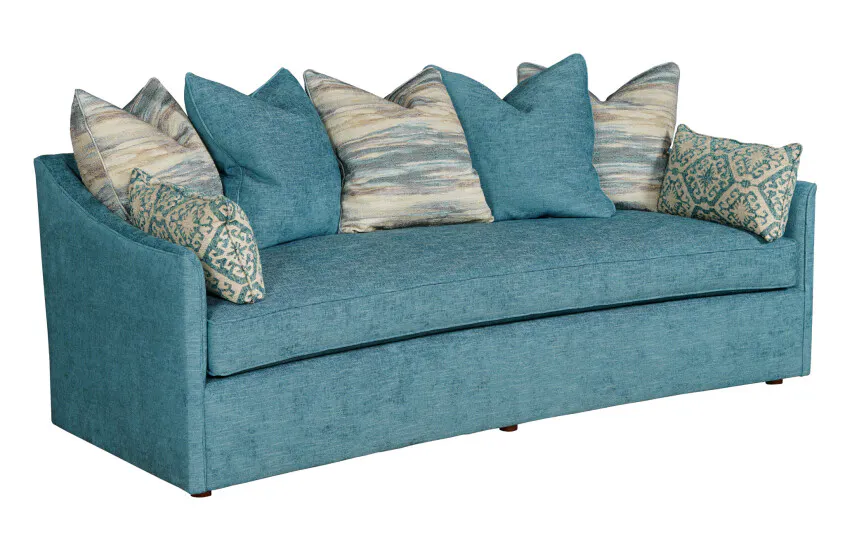 Kincaid Furniture UPH-347-76 Ari Curved Sofa