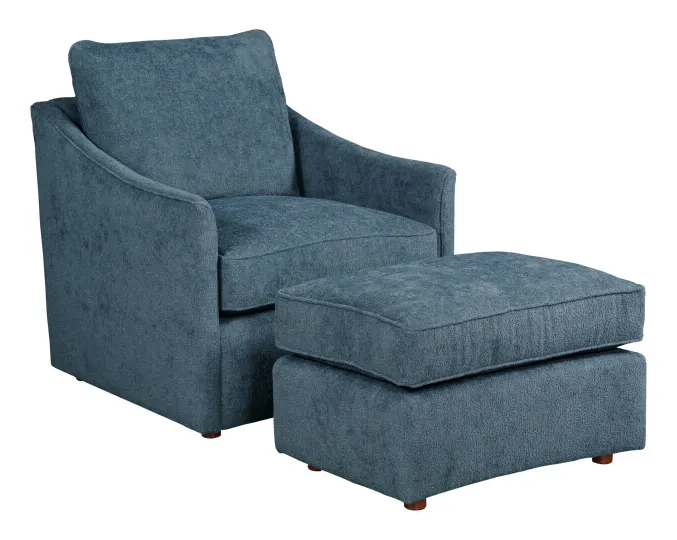 Kincaid Furniture UPH-347-84 Ari Curved Chair Kincaid Furniture UPH-347-84 Ari Curved Chair