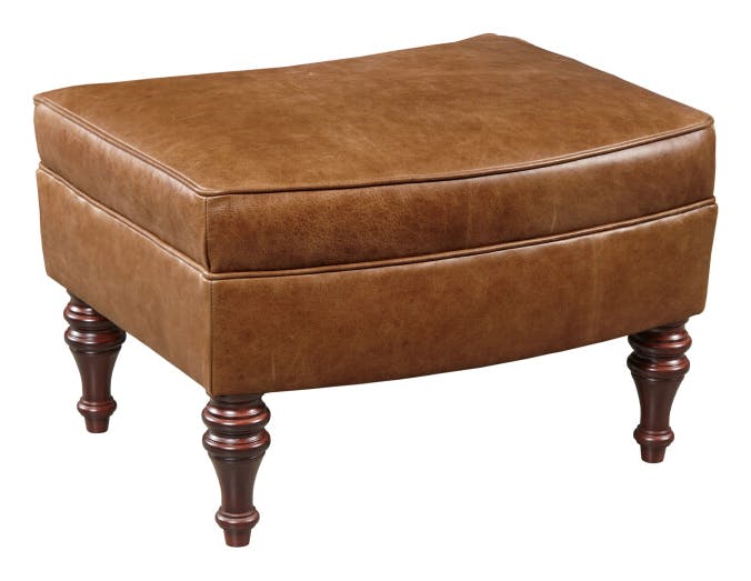 Kincaid Furniture UPH-670-80L Wellsley Ottoman Leather Kincaid Furniture UPH-670-80L Wellsley Ottoman Leather