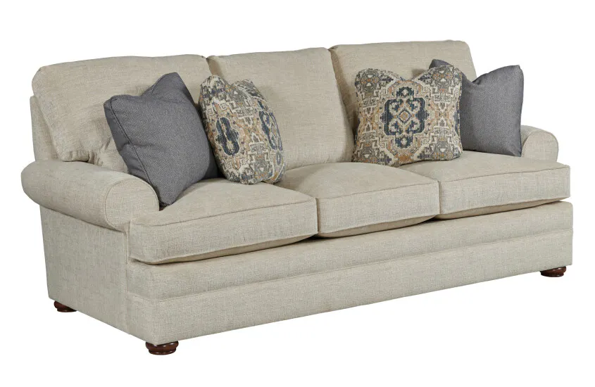 Kincaid Furniture UPH-869-86T Comfort Select Sock Arm Sofa