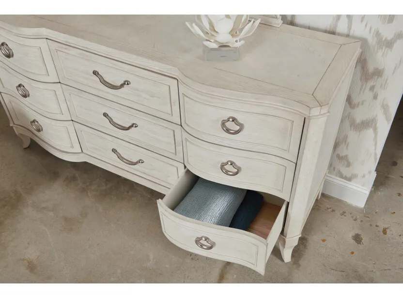 American Drew Furniture 266-130 Harmony Emelie Nine Drawer Dresser American Drew Furniture 266-130 Harmony Emelie Nine Drawer Dresser