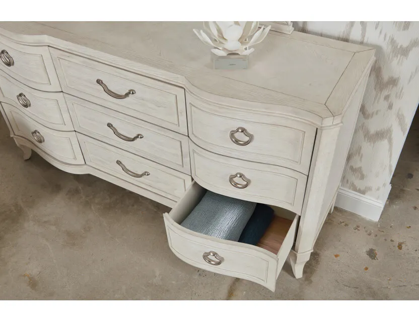 American Drew Furniture 266-130 Harmony Emelie Nine Drawer Dresser American Drew Furniture 266-130 Harmony Emelie Nine Drawer Dresser