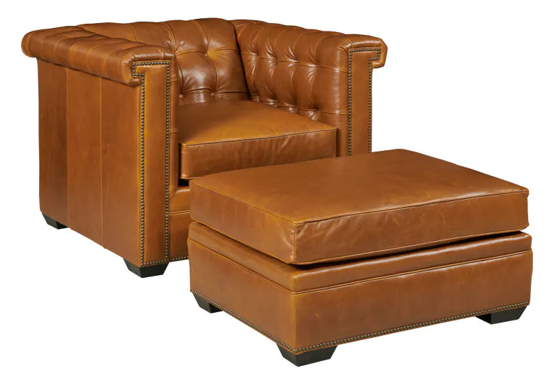 Kincaid Furniture UPH-304-80L Kingston Ottoman Leather Kincaid Furniture UPH-304-80L Kingston Ottoman Leather