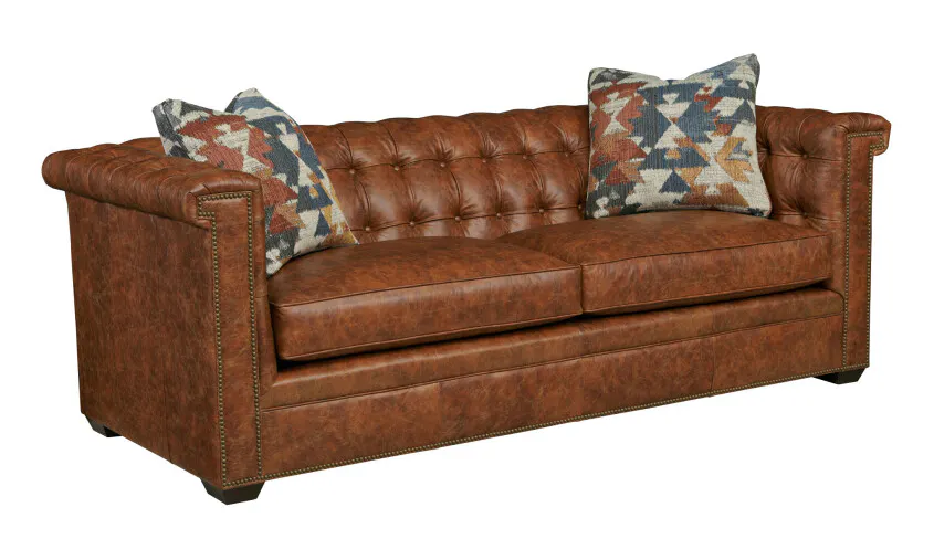 Kincaid Furniture UPH-304-86L Kingston Sofa Leather Kincaid Furniture UPH-304-86L Kingston Sofa Leather