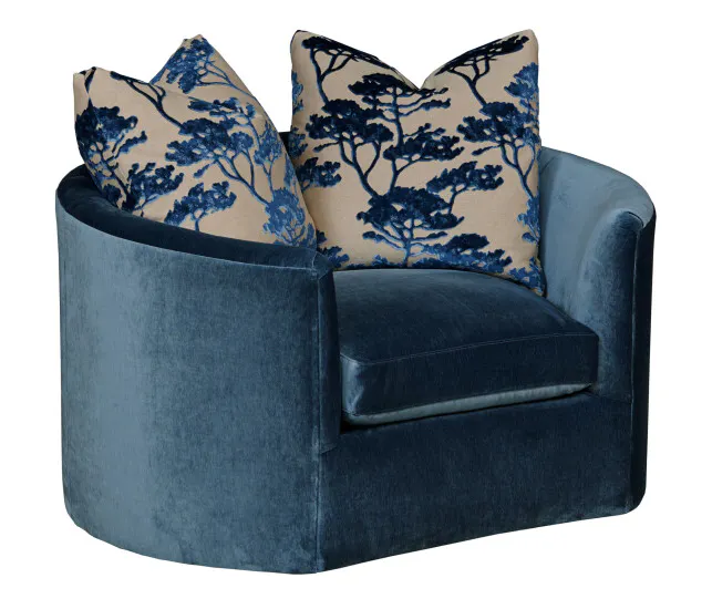 Kincaid Furniture UPH-351-02 Claire Swivel Chair Kincaid Furniture UPH-351-02 Claire Swivel Chair
