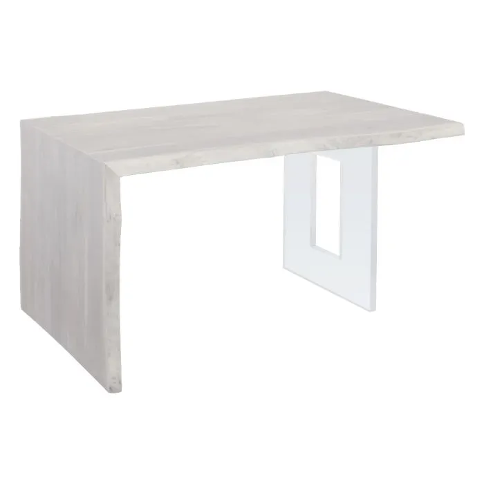 Fairfield Furniture BE54-WD Blonde Crotch Cut Walnut 54″ Waterfall Desk