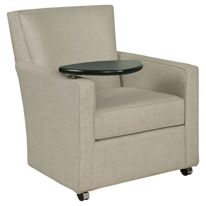 Fairfield Furniture C-7433-T2 Craven Lounge Chair with Folding Tablet & Front Casters Fairfield Furniture C-7433-T2 Craven Lounge Chair with Folding Tablet & Front Casters