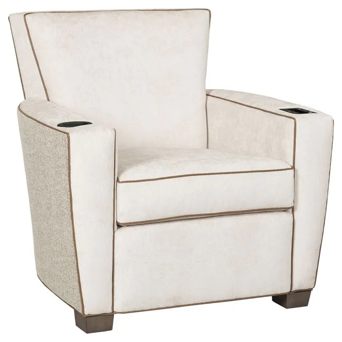 Fairfield Furniture C-7454-01 Payton Lounge Chair with Cupholder, UV-C