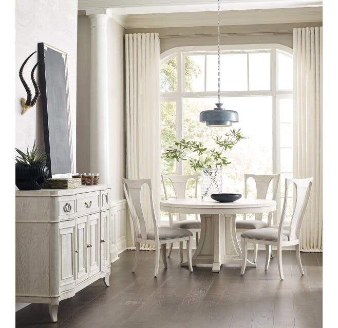 American Drew Furniture 266-701 Harmony Jolet Round Dining Table American Drew Furniture 266-701 Harmony Jolet Round Dining Table