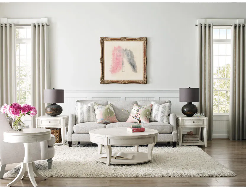 American Drew Furniture 266-911 Harmony Marcella Round Coffee Table American Drew Furniture 266-911 Harmony Marcella Round Coffee Table