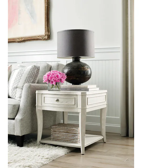 American Drew Furniture 266-915 Harmony Talia Drawer End Table American Drew Furniture 266-915 Harmony Talia Drawer End Table