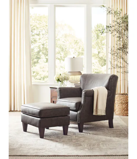 Kincaid Furniture UPH-063-00L Barrett Accent Chair Leather Kincaid Furniture UPH-063-00L Barrett Accent Chair Leather