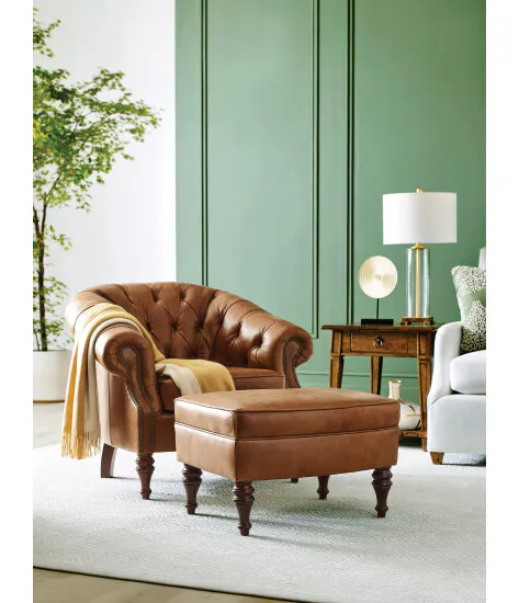 Kincaid Furniture UPH-670-84L Wellsley Chair Leather Kincaid Furniture UPH-670-84L Wellsley Chair Leather