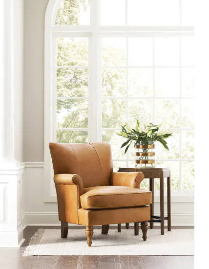 Kincaid Furniture UPH-041-00L Jane Chair Leather Kincaid Furniture UPH-041-00L Jane Chair Leather