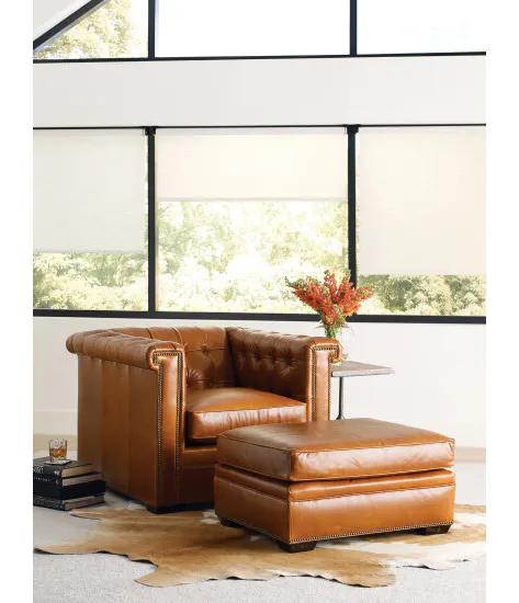 Kincaid Furniture UPH-304-80L Kingston Ottoman Leather Kincaid Furniture UPH-304-80L Kingston Ottoman Leather