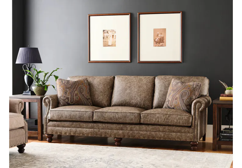 Kincaid Furniture UPH-636-87L Bayhill Large Sofa Leather Kincaid Furniture UPH-636-87L Bayhill Large Sofa Leather