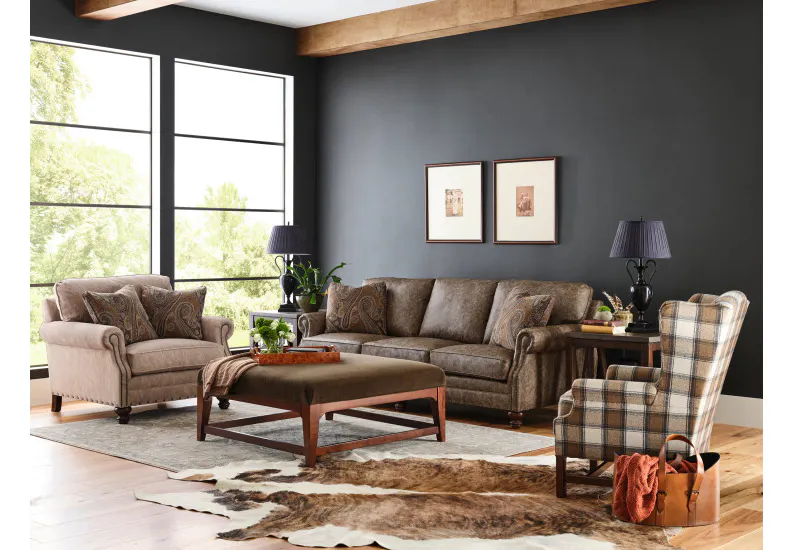 Kincaid Furniture UPH-636-87L Bayhill Large Sofa Leather Kincaid Furniture UPH-636-87L Bayhill Large Sofa Leather