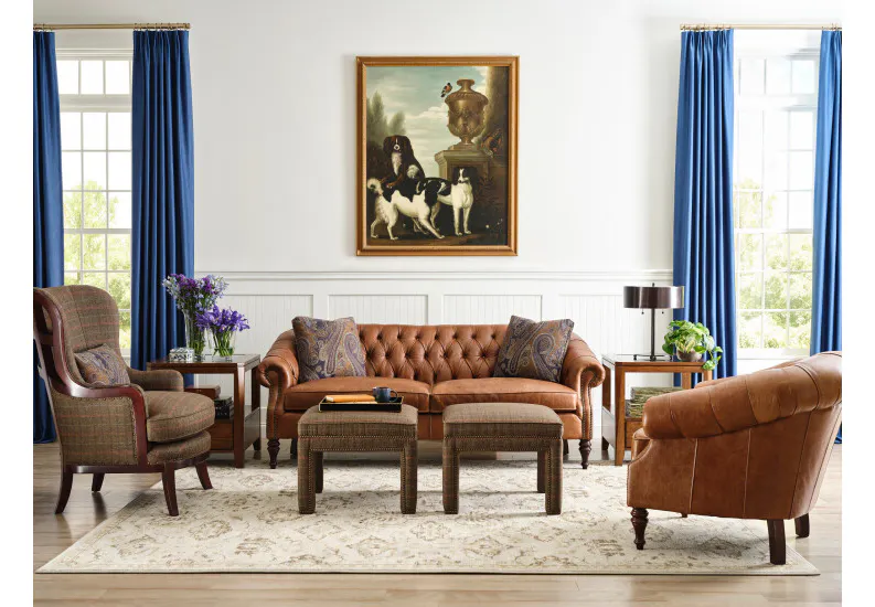 Kincaid Furniture UPH-670-76L Wellsley Sofa Leather Kincaid Furniture UPH-670-76L Wellsley Sofa Leather