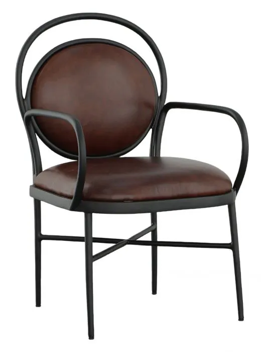 Fairfield Furniture F600-04-B BD Collection For Fairfield Warner Leather Dining Chair Fairfield Furniture F600-04-B BD Collection For Fairfield Warner Leather Dining Chair