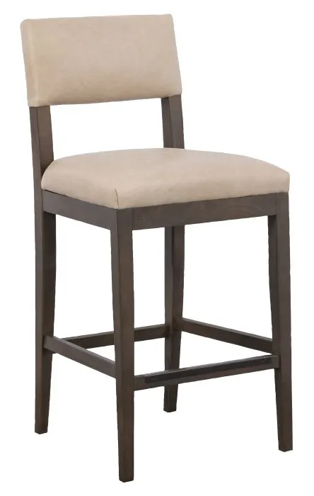 Fairfield Furniture L-1300-07-T Silas Armless Bar Stool, Leather, Tobacco Finish Fairfield Furniture L-1300-07-T Silas Armless Bar Stool, Leather, Tobacco Finish