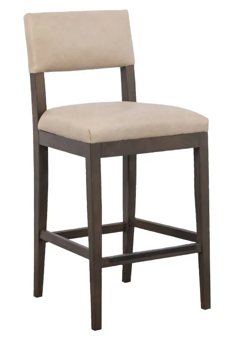 Fairfield Furniture L-1300-07-T Silas Armless Bar Stool, Leather, Tobacco Finish Fairfield Furniture L-1300-07-T Silas Armless Bar Stool, Leather, Tobacco Finish