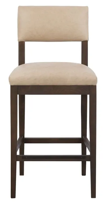 Fairfield Furniture L-1300-07-T Silas Armless Bar Stool, Leather, Tobacco Finish Fairfield Furniture L-1300-07-T Silas Armless Bar Stool, Leather, Tobacco Finish