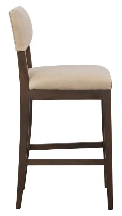 Fairfield Furniture L-1300-07-T Silas Armless Bar Stool, Leather, Tobacco Finish Fairfield Furniture L-1300-07-T Silas Armless Bar Stool, Leather, Tobacco Finish
