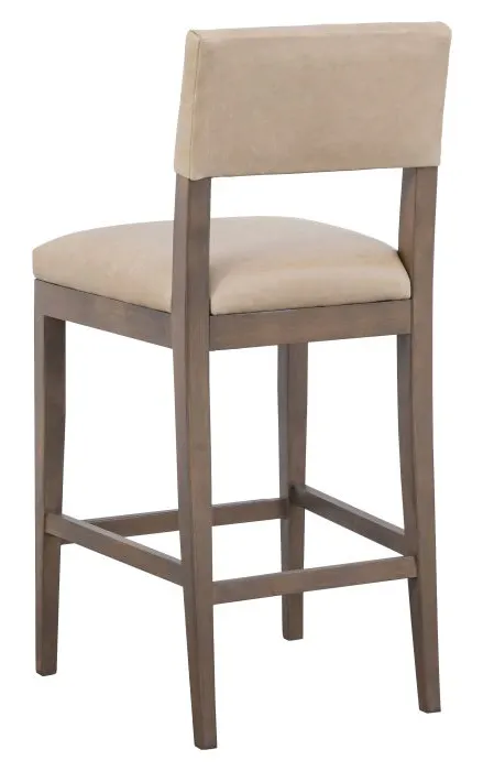 Fairfield Furniture L-1300-07 Silas Armless Bar Stool, Leather, with Finish Choices Fairfield Furniture L-1300-07 Silas Armless Bar Stool, Leather, with Finish Choices