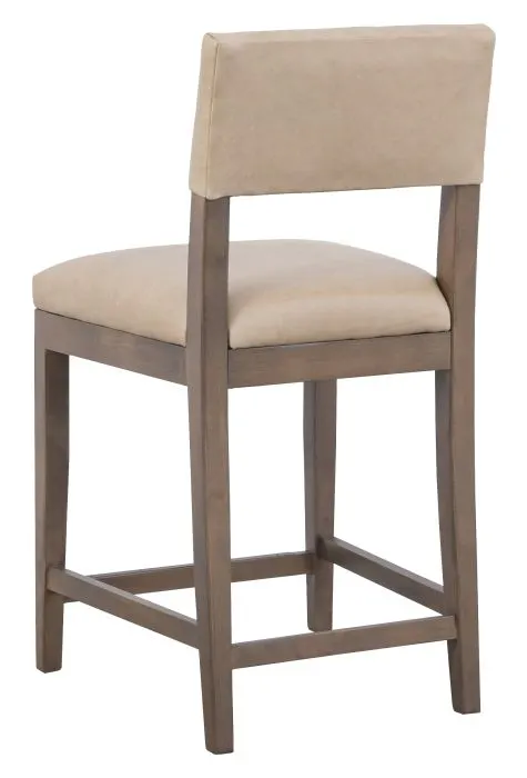 Fairfield Furniture L-1300-C7-M Silas Armless Counter Stool, Leather, Mica Finish Fairfield Furniture L-1300-C7-M Silas Armless Counter Stool, Leather, Mica Finish